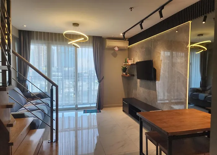 2 Bedroom Apartment Grand Jati Junction Medan View City 12Th Floor